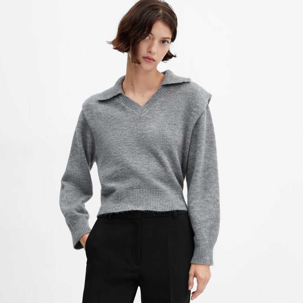Gray Mango Sweater